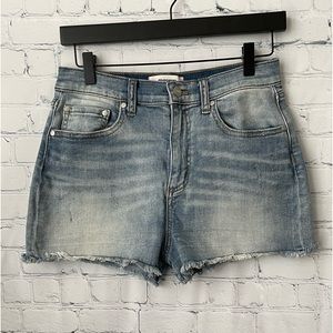 PINK Victoria’s Secret size 10 denim high waisted shorts
